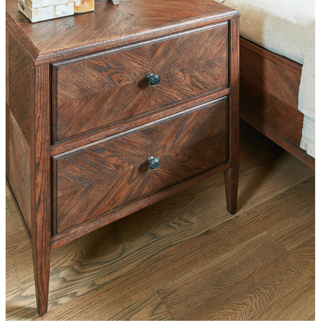 Theodore Alexander Nova Two-Drawer Night Stand