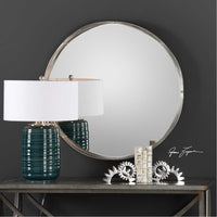 Uttermost Ohmer Round Metal Coils Mirror