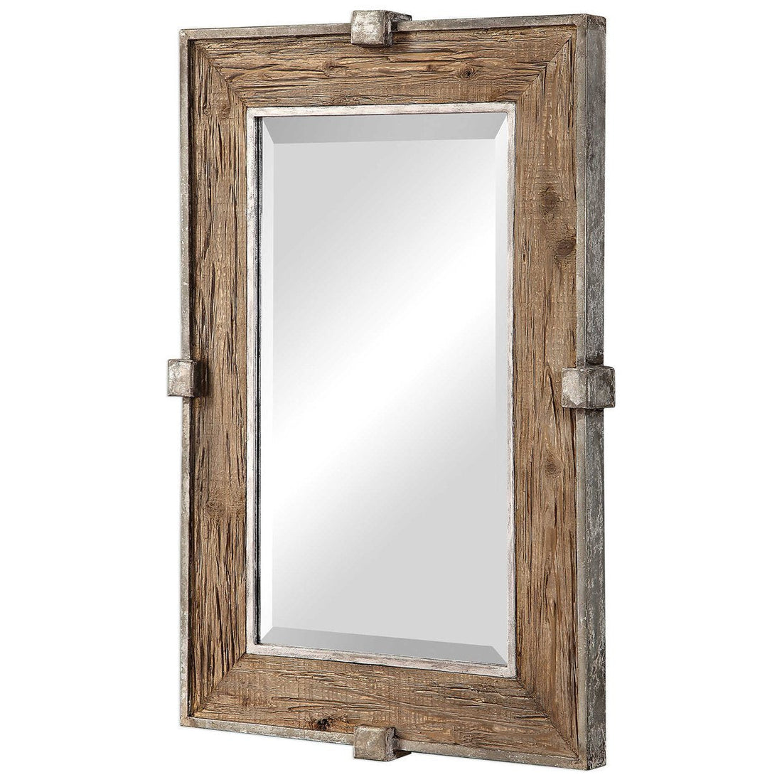 Uttermost Siringo Weathered Wood Mirror