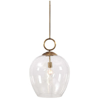 Uttermost Calix Large Blown Glass 1-Light Pendant