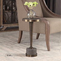 Uttermost Masika Bronze Accent Table