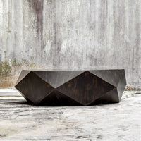 Uttermost Volker Worn Black Coffee Table