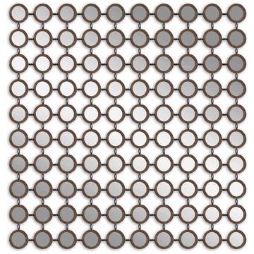 Uttermost Dinuba Antique Silver Champagne Mirror