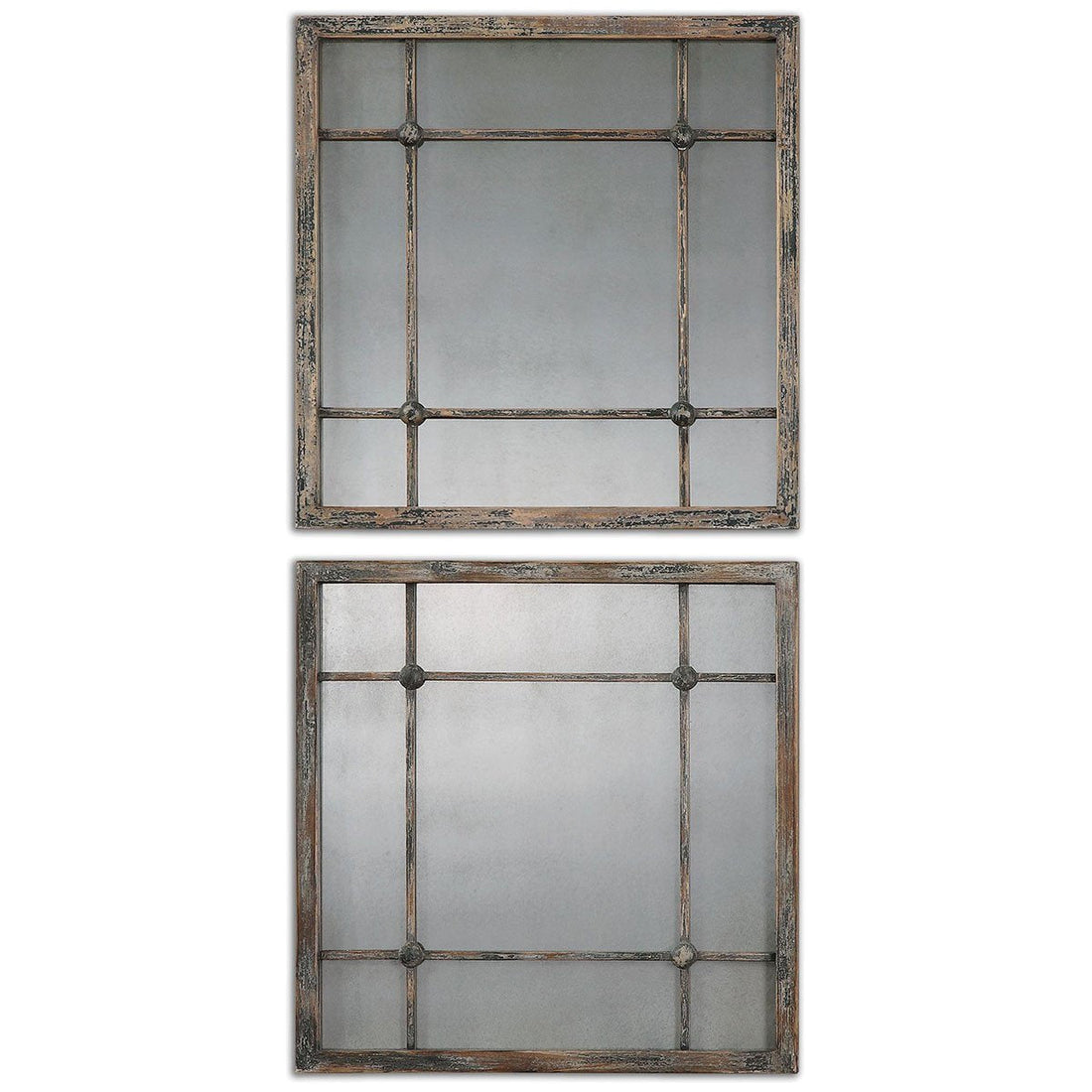 Uttermost Saragano Square Mirrors, Set of 2