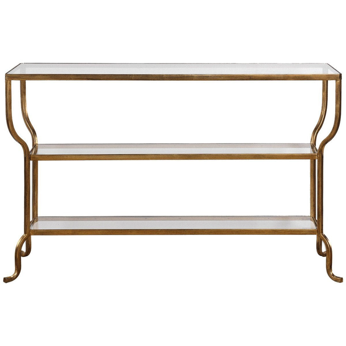 Uttermost Deline Gold Console Table
