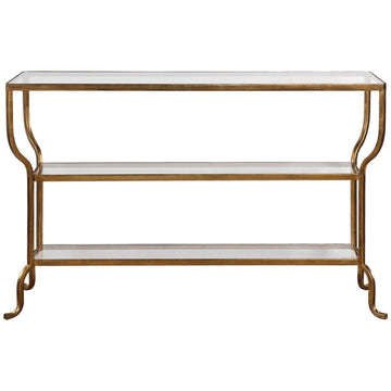 Uttermost Deline Gold Console Table
