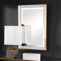 Uttermost Gema White Mirror
