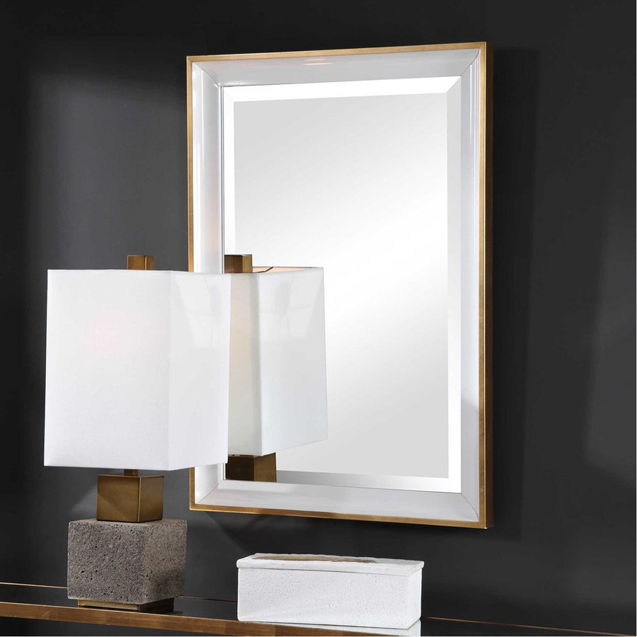 Uttermost Gema White Mirror