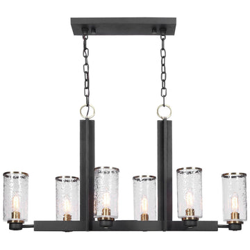 Uttermost Jarsdel 6-Light Industrial Island Light