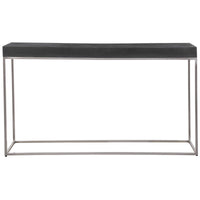Uttermost Jase Black Concrete Console Table
