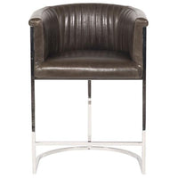 Vanguard Furniture Harrison Channel Back Metal Frame Counter Stool