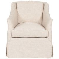 Vanguard Furniture Neeley Oatmeal Abigail Waterfall Skirt Chair