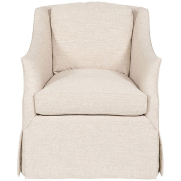 Vanguard Furniture Neeley Oatmeal Abigail Waterfall Skirt Chair