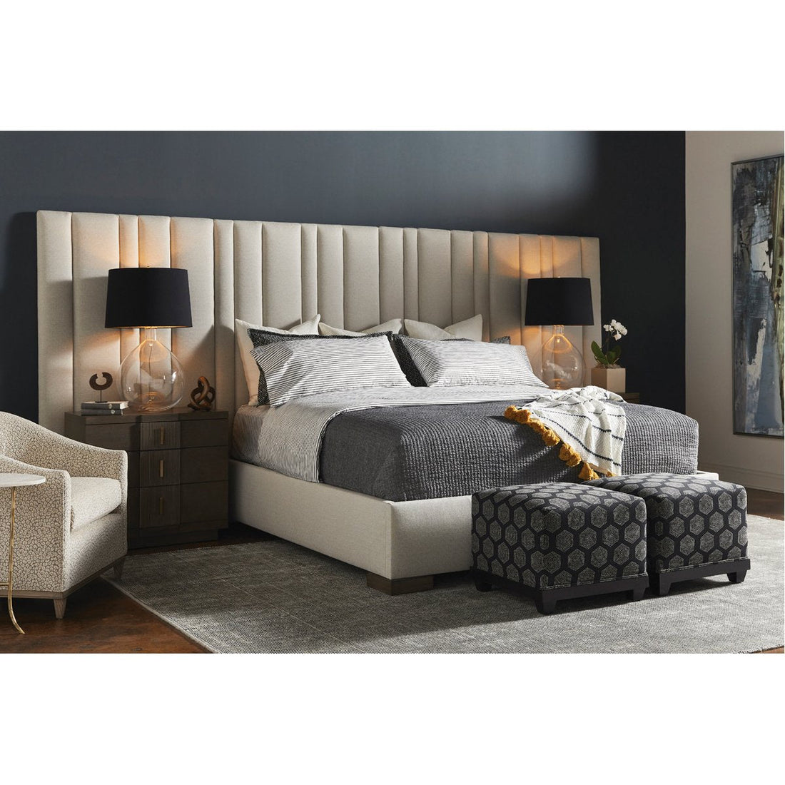 Vanguard Furniture Axis 3-Drawer Nightstand