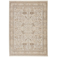 Jaipur Vienne Valentin Oriental Floral Cream Light Gray VNE05 Rug