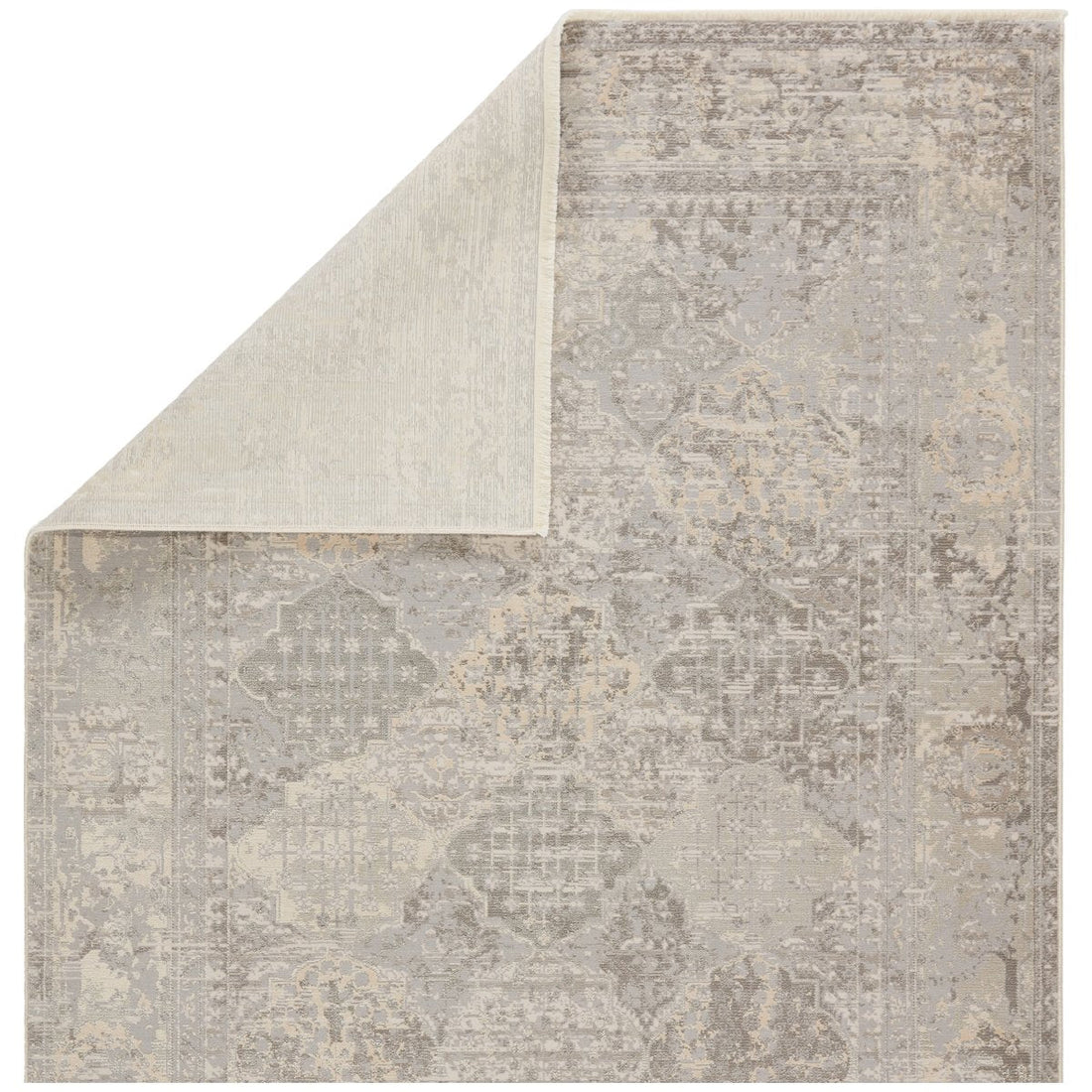 Jaipur Vienne Lourdes Trellis Oriental Gray Cream VNE09 Rug