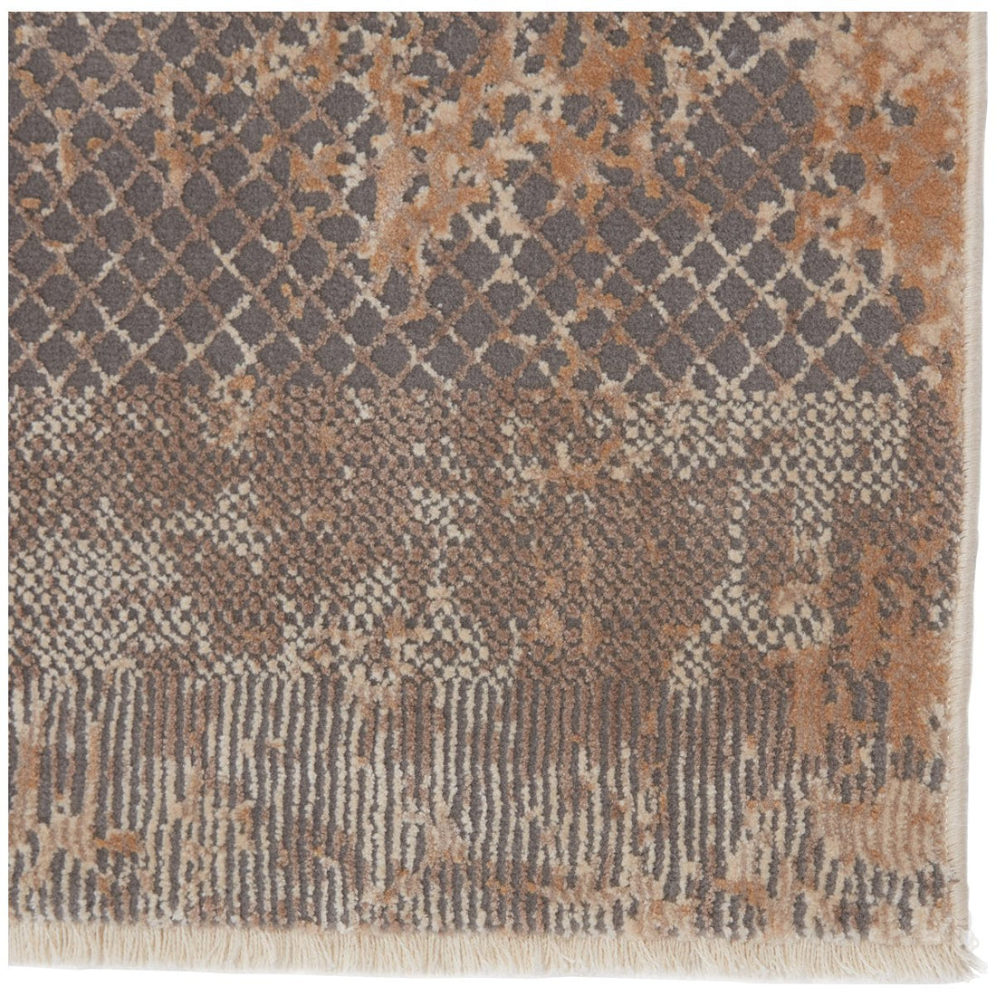 Jaipur Vienne Ezri Tribal Abstract Gray Tan VNE11 Rug