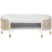 Worlds Away Beale Oval Bench