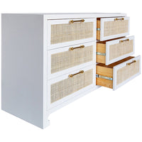 Worlds Away Carla 6-Drawer Chest