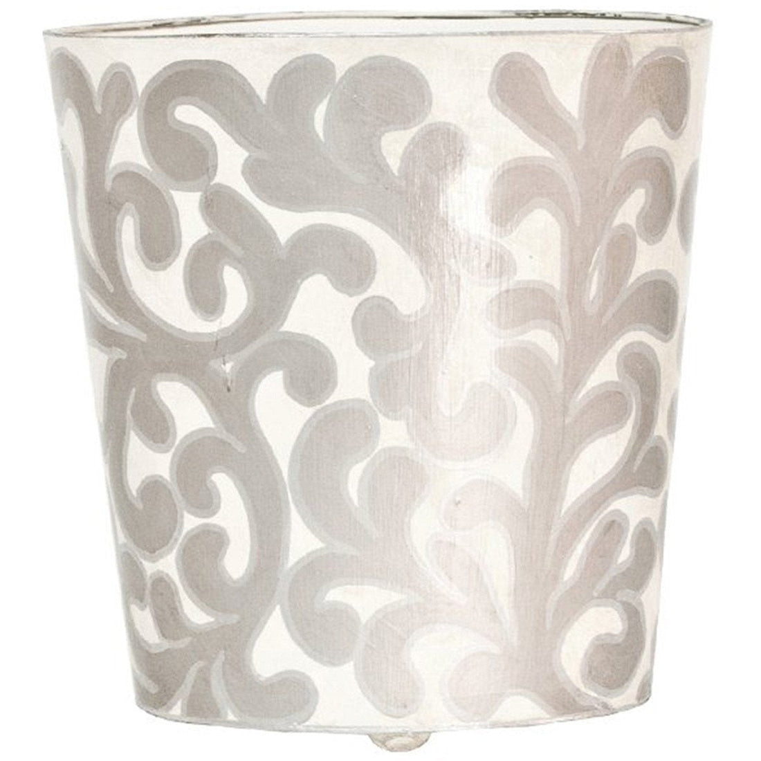 Worlds Away 11"W X 12"H Oval Wastebasket