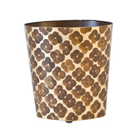 Worlds Away 12" High Oval Wastebasket