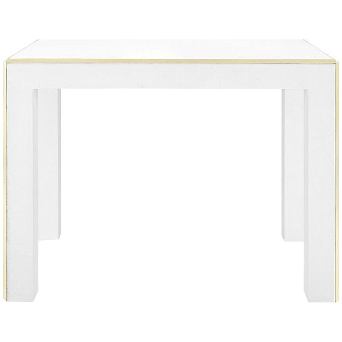 Villa & House Lauren Side Table - Brass Accents