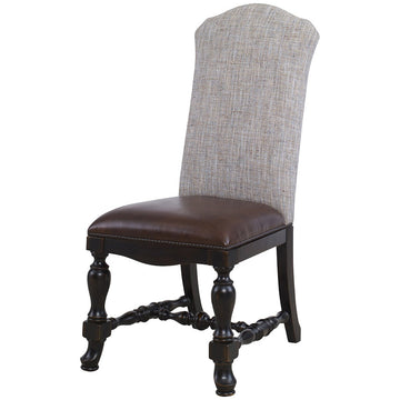 Ambella Home Aspen Side Chair - Antique Ebony