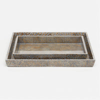 Pigeon and Poodle Callas Rectangular Tray - Tapered, 2-Piece Set