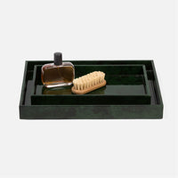 Pigeon and Poodle Carlow Rectangular Tray - Straight, 2-Piece Set