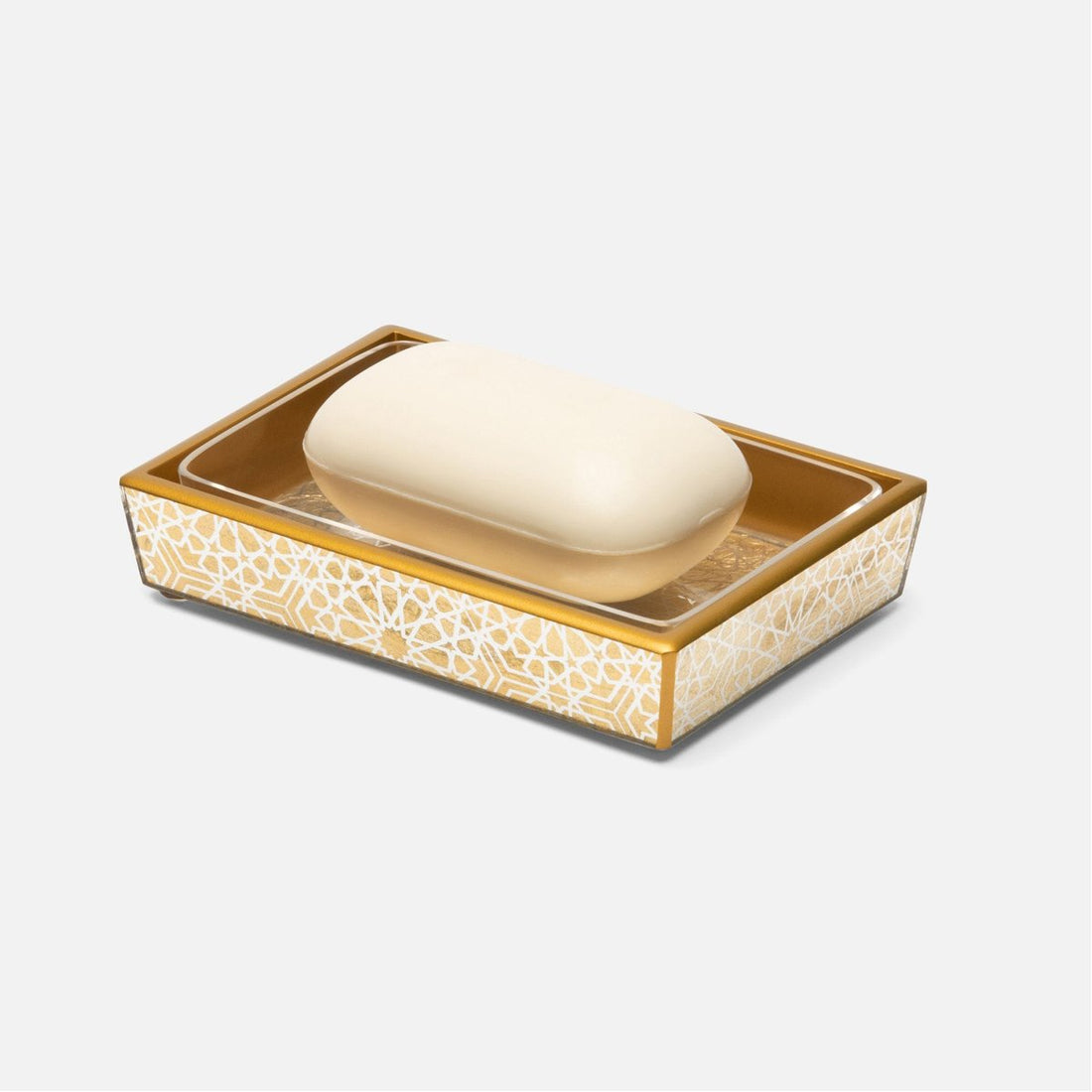 Pigeon and Poodle Caro Rectangular Soap Dish, Straight