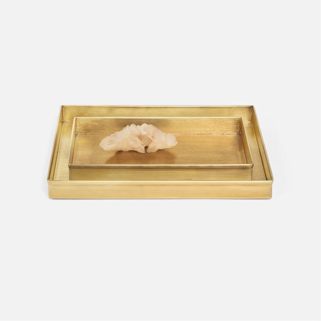 Pigeon and Poodle Elgin Rectangular Tray - Straight, 2-Piece Set