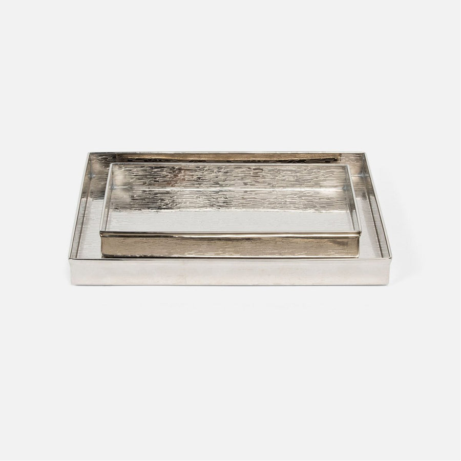 Pigeon and Poodle Elgin Rectangular Tray - Straight, 2-Piece Set