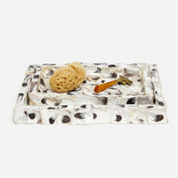 Pigeon and Poodle Enna Rectangular Tray - Straight, 2-Piece Set