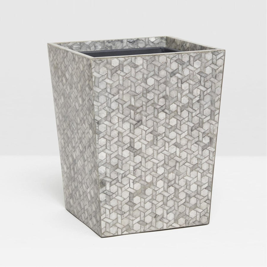 Pigeon and Poodle Melfi Square Wastebasket, Tapered