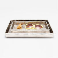 Pigeon and Poodle Redon Rectangular Tray - Tapered, 2-Piece Set