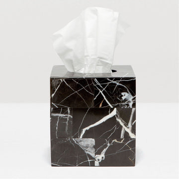 Pigeon and Poodle Rhodes Nero Tissue Box, Square
