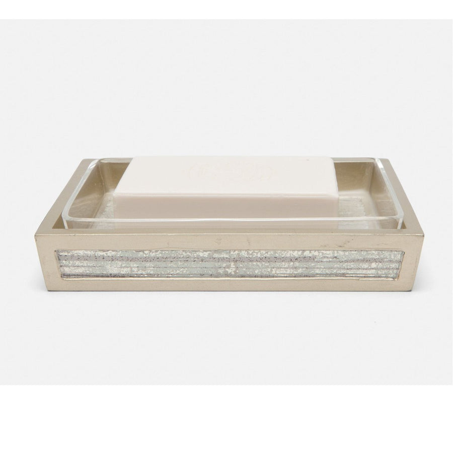 Pigeon and Poodle Waterford Rectangular Soap Dish, Tapered