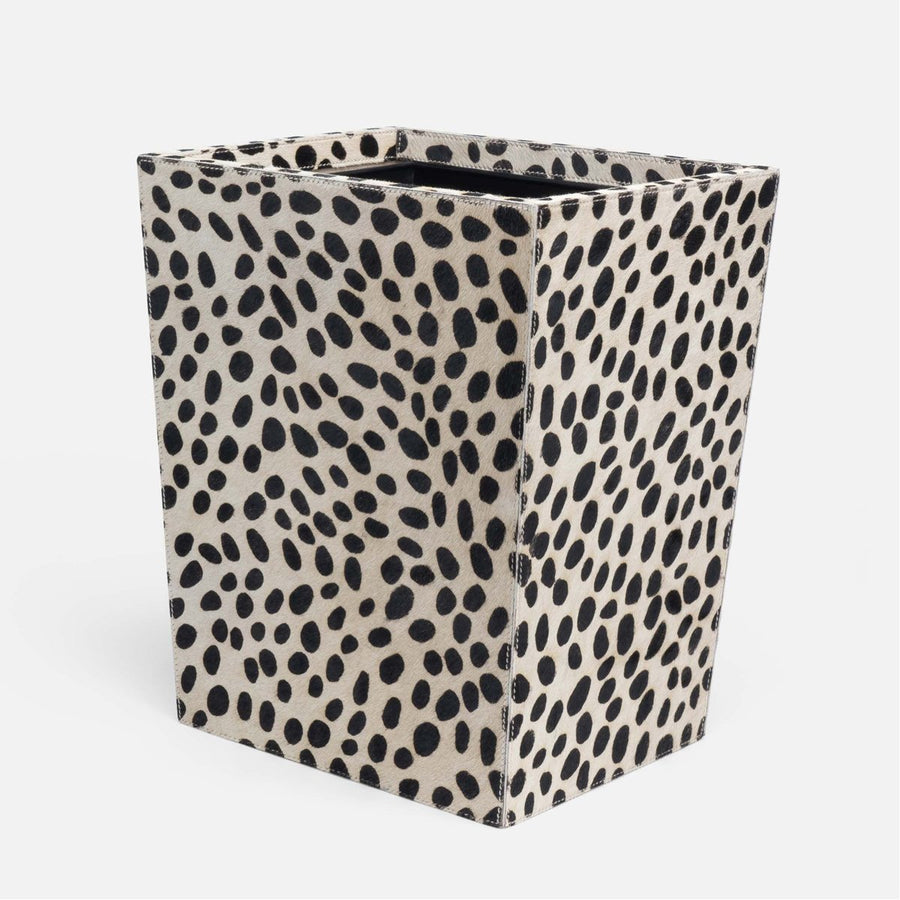 Pigeon and Poodle Lacey Rectangular Wastebasket, Tapered