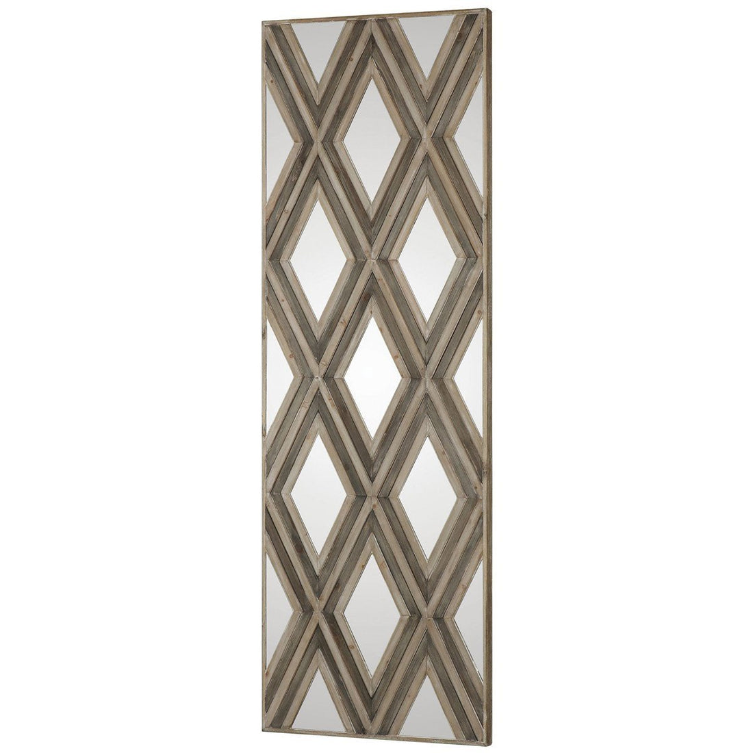 Uttermost Tahira Geometric Argyle Pattern Wall Mirror