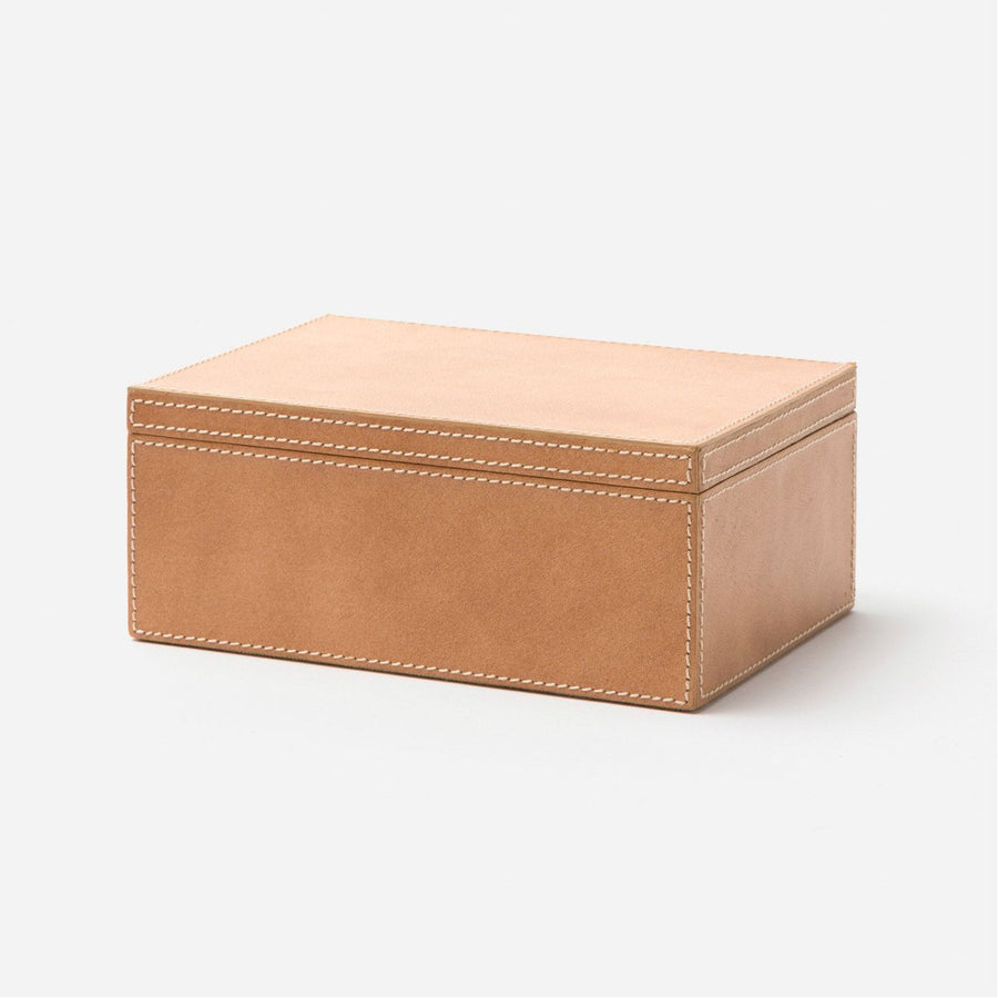 Pigeon and Poodle Selby Full-Grain Leather Box, Pack of 2