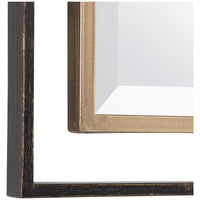 Uttermost Carrizo Gold and Bronze Rectangle Mirror