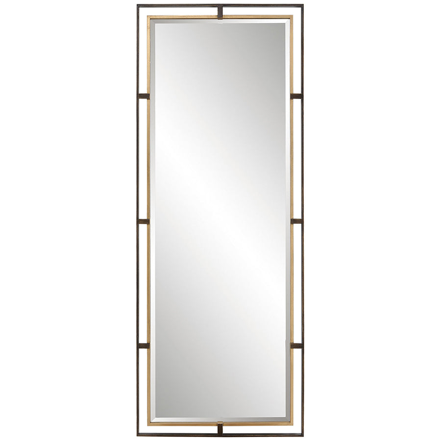Uttermost Carrizo Tall Bronze and Gold Mirror
