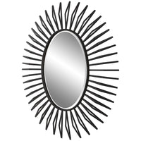 Uttermost Starstruck Black Oval Mirror