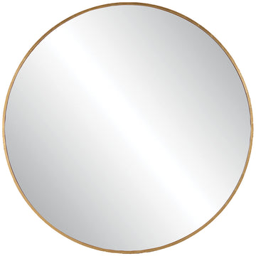 Uttermost Junius Large Gold Round Mirror