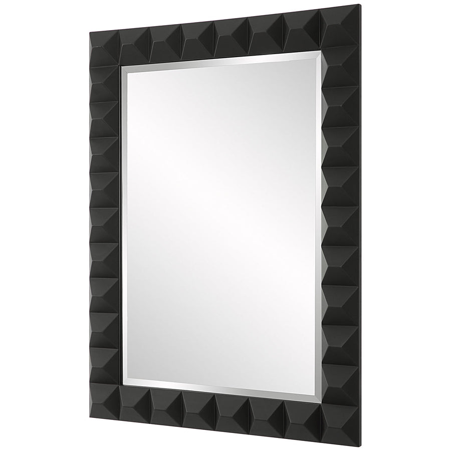 Uttermost Studded Black Mirror