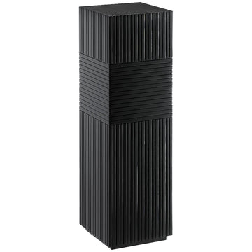 Currey and Company Odense Black Pedestal