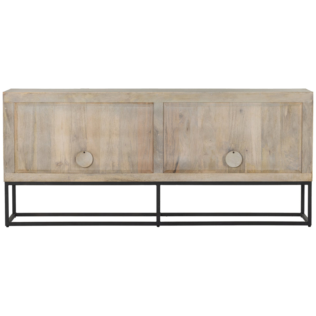 Four Hands Aiden Kelby Sideboard - Light Wash Carved Mango