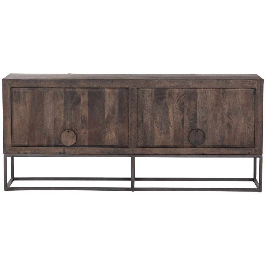 Four Hands Aiden Kelby Sideboard - Carved Vintage Brown