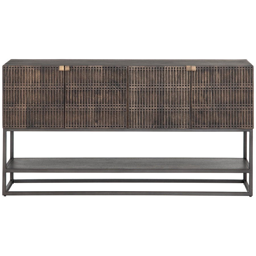 Four Hands Aiden Kelby Small Media Console - Vintage Brown