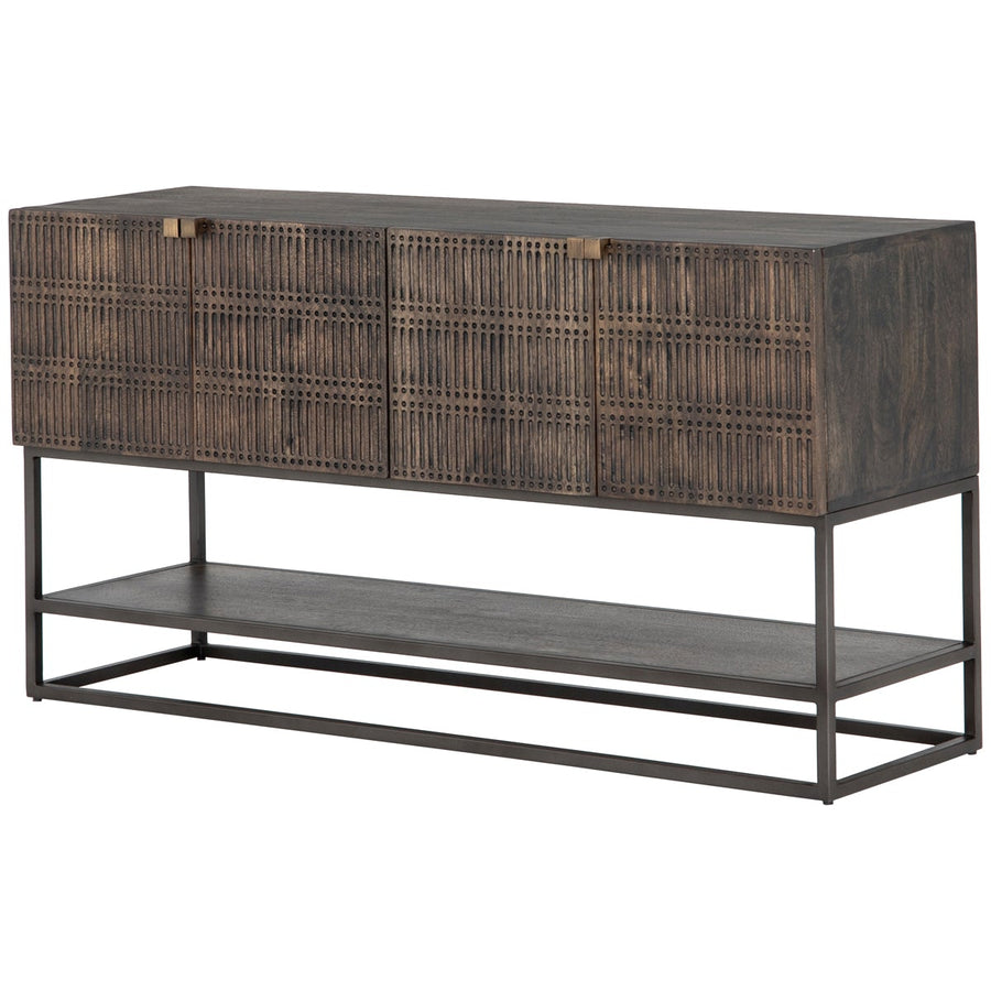 Four Hands Aiden Kelby Small Media Console - Vintage Brown